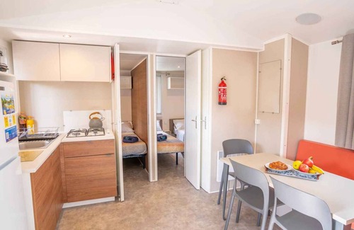 Gralaoni-Pralesi-Cisano House | Mobilehome with air conditioning, terrace and pool