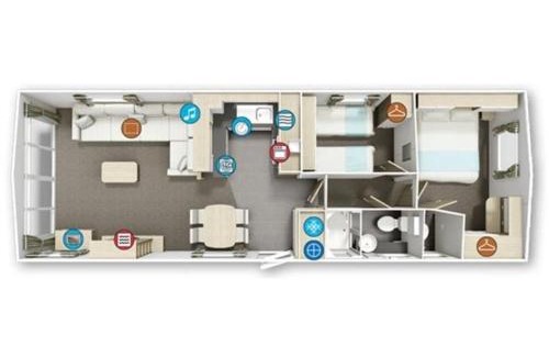 Mucheln Apartment | Mobilheim 2 Seehund