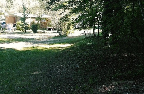 Saint-Thomas-en-Royans House | Mobilhome 4-6 pers Drôme Vercors in campsite with swimming pool and river