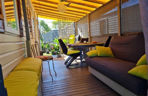 Lattes House | Mobilhome 3 bedrooms, vacation village Siblu 4 ⭐️ by the pond