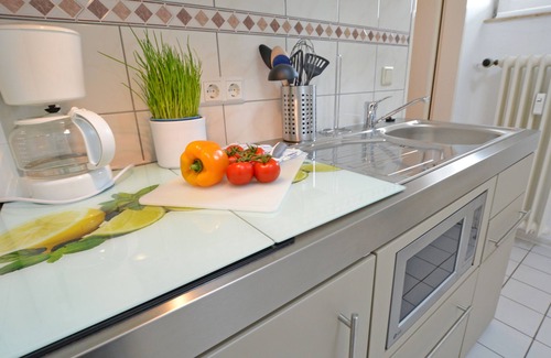 Bad Kreuznach Apartment | Modern 1-room apartment in the spa area - balcony, Wi-Fi, TV, daylight bathroom