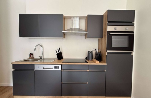 Sittard Apartment | Modern 1BR Apt Near Station & Center in Sittard