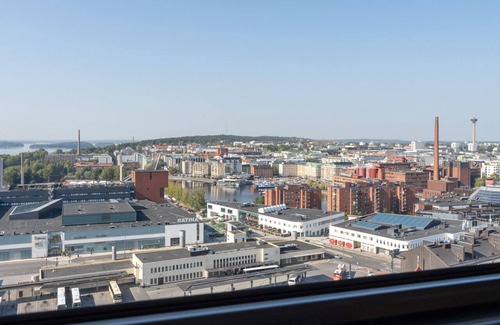 Tampere Apartment | Modern 1BR Apt with Amazing Views, Balcony & Sauna