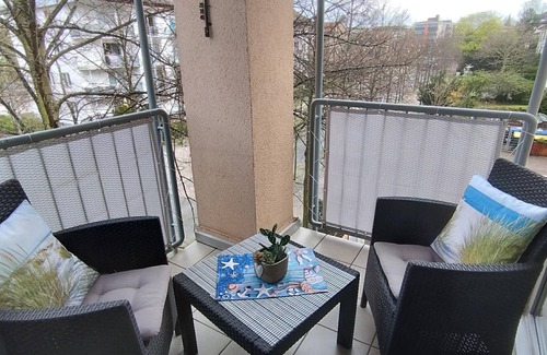 Bad Kreuznach Apartment | Modern 2-room comfort apartment - balcony, WLAN, TV, spa area