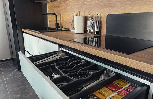 Savio Apartment | Modern 2BR 2BA Apt Sleeps 6 Free Parking