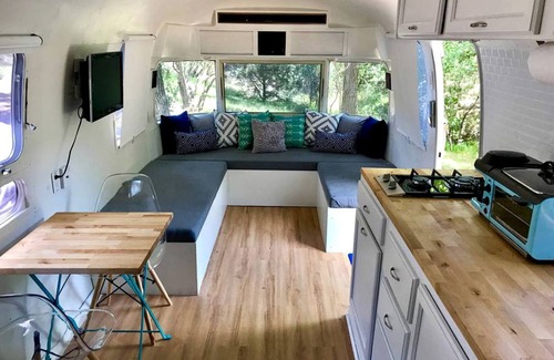 Mason House | Modern Airstream Rental for Three on the Llano River in Mason, Texas