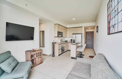 San Jose Apartment | Modern central Apt w views +Concierge+Parking+Gym