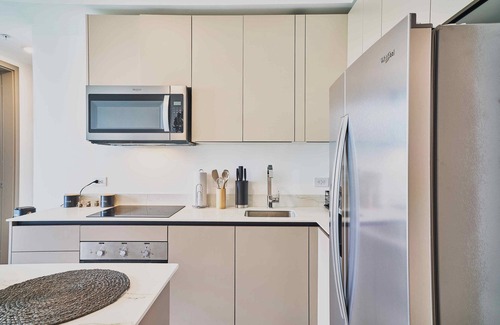 San Jose Apartment | Modern central Apt w views +Concierge+Parking+Gym