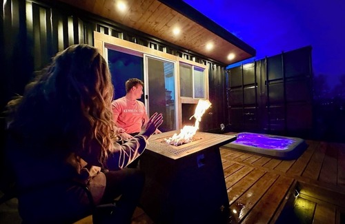 Monument Cottage | Modern Container Tiny Home Private Hot Tub