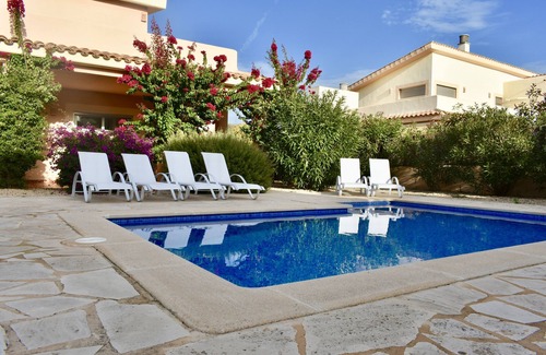 Sa Rapita Villa | Modern dream villa in Sa Rapita with pool, climate near the beach! WiFi incl.