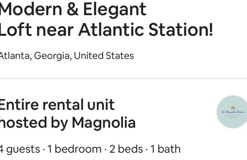 Atlantic Station Area Apartment | Modern & Elegant Loft @ Atlantic station