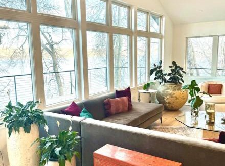 Lakeland House | Modern Home with private beach on St. Croix River