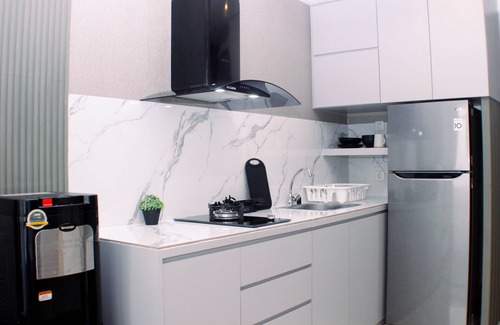 Cikarang Apartment | Modern Look And Restful Studio At 32Th Floor Vasanta Innopark Apartment