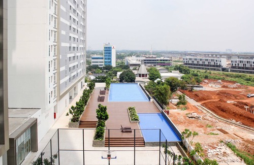 Cikarang Apartment | Modern Look And Restful Studio At 32Th Floor Vasanta Innopark Apartment