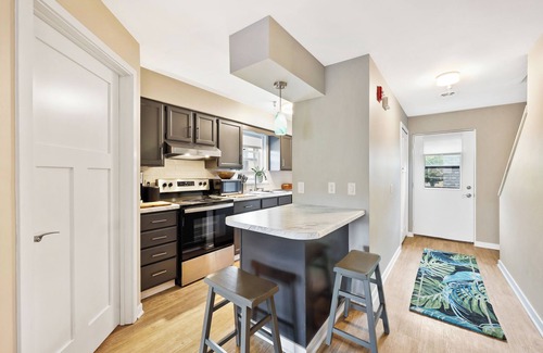 Regent Condo | Modern Madison Townhouse Condo with Two Private Parking Spots!