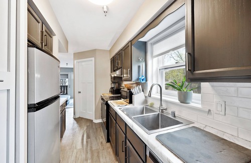 Regent Condo | Modern Madison Townhouse Condo with Two Private Parking Spots!