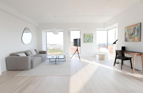 Vesterbro Apartment | Modern Minimalist Apartment with Panoramic Views