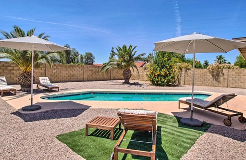 Alta Mesa Community Association House | Modern Oasis w/ Heated Pool, Grill, & Fire Pit!