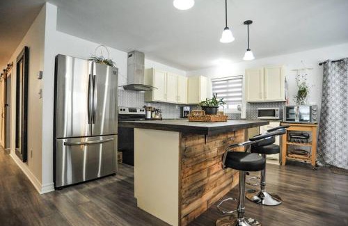 Kemble House | Modern Rustic Home with Wood Stove & Pool Table