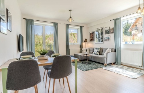 Loucna Pod Klinovcem Condo | Modern "ski-to-door" vacation apartment for 4 guests in the Klínovec ski area