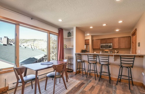 Keystone Condo | Modern Unit with Fireplace and amazing Views!