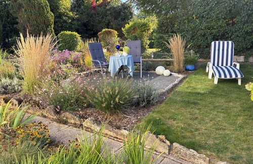 Warburg Apartment | Modern vacation apartment "Diemelaue" located on the Diemel, own garden seating area