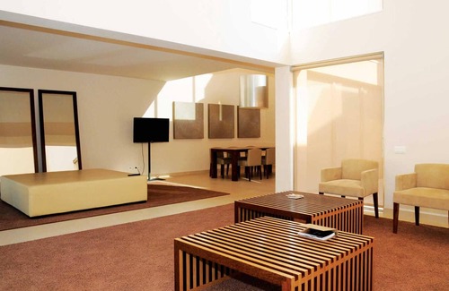 Salgados Villa | Modern villa with two spacious bedrooms.