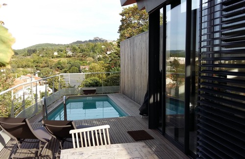 Apt House | Modern wooden house with private pool in the heart of the Luberon