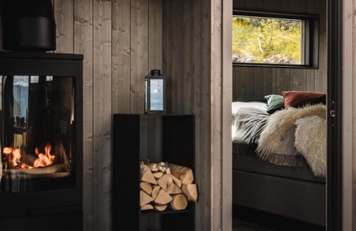 Vikberget House | Moderne hytte, tett på naturen