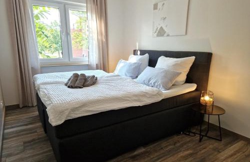Zulpich Apartment | Moderne Wohnung mit Parkplatz und Kaffeevollautomat