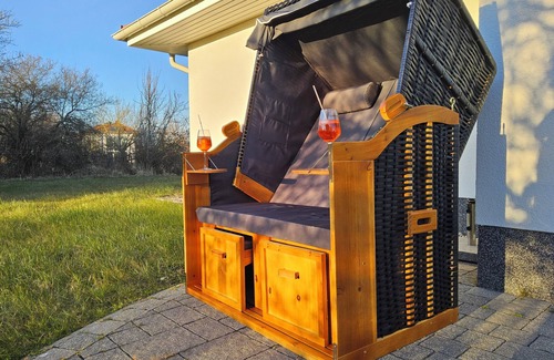 Trent House | Moderner, Barrierefreier Bungalow am Bodden, im Naturschutzgebiet, Wlan, Sauna