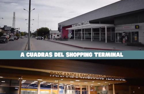 Paysandu Apartment | Moderno apto con terraza a cuadras del Shopping Terminal