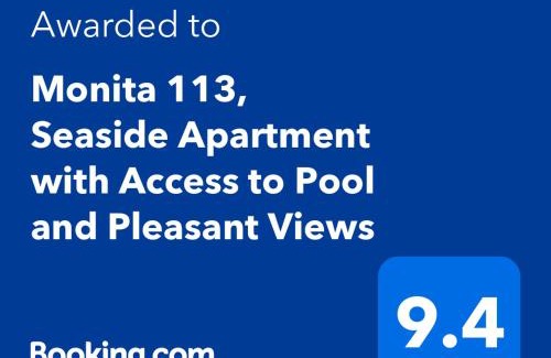 Marsaskala Apartment | Monita 113, Seaside Apartment with Access to Pool and Pleasant Views