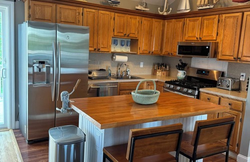 Montauk House | Montauk Retreat with Pool and Views of Lake Montauk