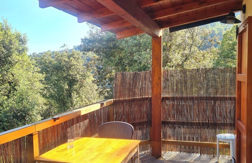 Sant Pere de Vilamajor Apartment | Montseny Natural Park Forest Studio with spectacular valley and coastal views