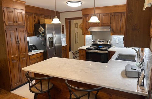 Moody House | Moody Beach is only a 1/2 mi walk away! Located in a Quiet Neighborhood.