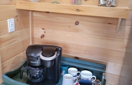 Rydal Cabin | Moon tree cabin ππ² 2-bedrooms in Rydal, close to Buc-ee's! Outside shower!