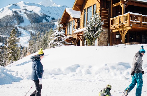 Big Sky Ski Chalet | Moonlight Magic! Best Views In Big Sky! True Ski-In/Ski-Out! Heated Ski Room!