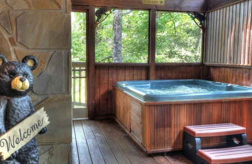 Sevierville Cabin | Mooseberry Ridge 1/2 mile to PKWY/Close to Dollywood & Outlets/Free WiFi/Hot Tub
