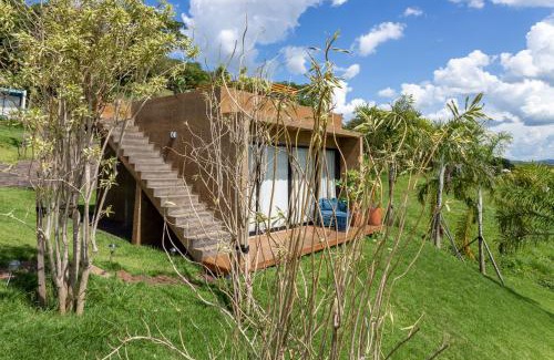 Cassia House | @morro.redondo - A casa Azul e seu Pôr do Sol