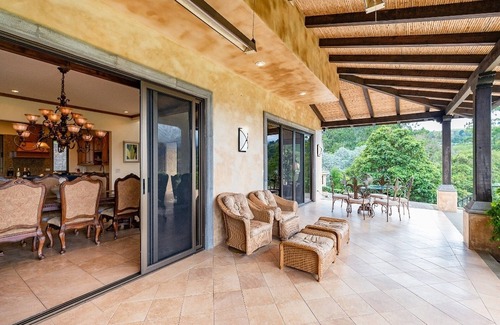 San Miguel Villa | Mountain Luxury Mansion valley and city lights view.