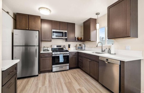 Carpinteria Apartment | Mountain View, a recently renovated, modern apartment blocks from the beach!