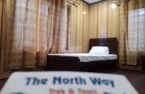 Skardu House | Mountain view with big garden and beautiful view of apricots cherry, treesand .