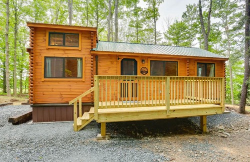 Cowanesque House | Mtn-View Middlebury Center Cabin Deck and Grill!