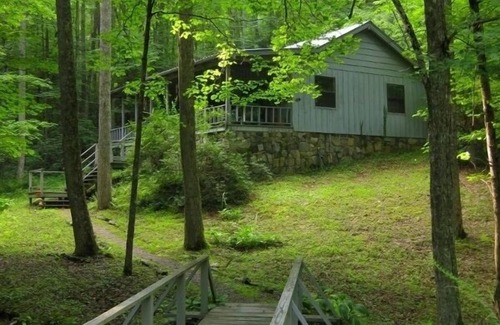 Hiawassee Cabin | My Little Blue House a Secluded Cabin on a Babbling Brook