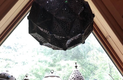 Nelson Cabin | Mystical Geodesic Dome Fairyland in Cool, Shady Forest with Creek & Waterfall