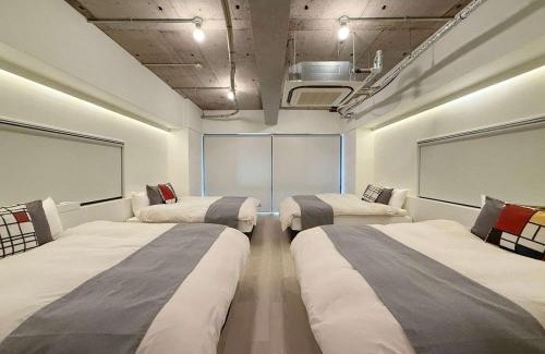 Hiroshima City Centre Apartment | NaouBLD - Spacious 2BR Apartment in Hatchobori - Sleeps 10 Comfortably