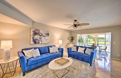 Central Naples Apartment | Naples Condo with Enclosed Balcony and Lake Views!