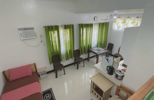 Kaputian Beach Apartment | Near white-sand beaches! Studio type w/A/C & kitchen @ Talikud Island.