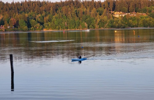 Poulsbo Cottage | Near beach cottage in quiet forest location, steps from pristine shellfish beach